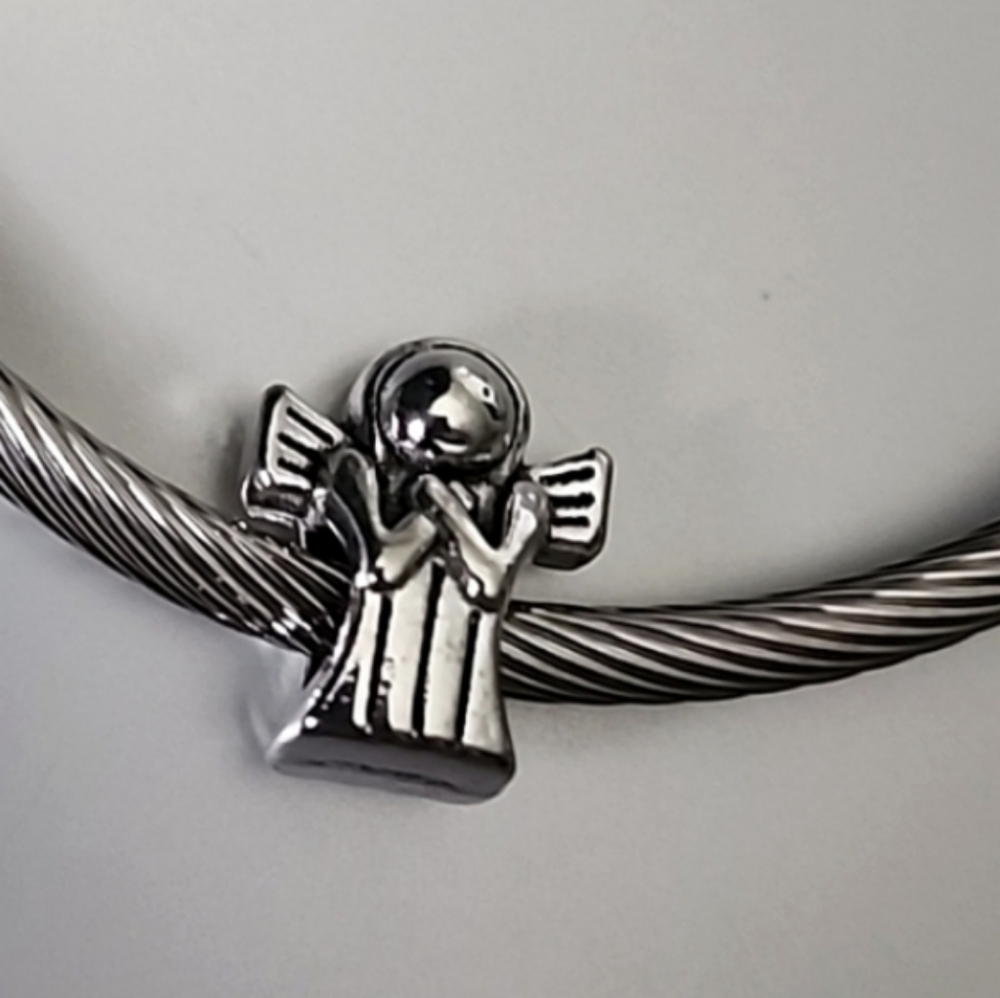Angel Charm for European Style Bracelets Tibeten ALLOYS